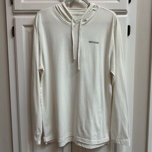 Swannies Men’s Long Sleeve T-Shirt Hoodie “Meet Me at the Turn” Hot Dog Graphic